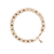 Pulsera Circulo Floral oro 10k
