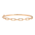 Pulsera clip rígido oro 10k