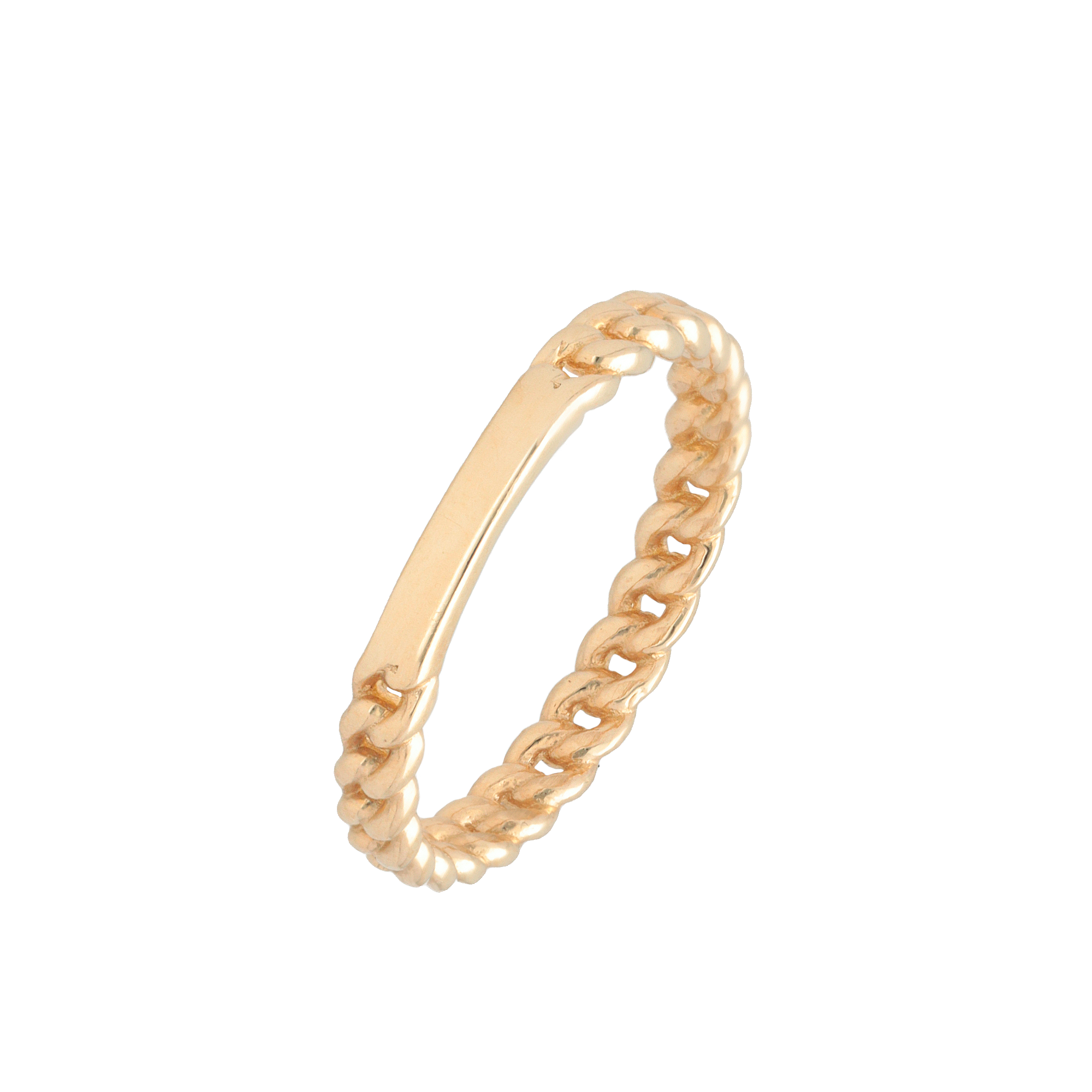 Anillo barbada oro 10k