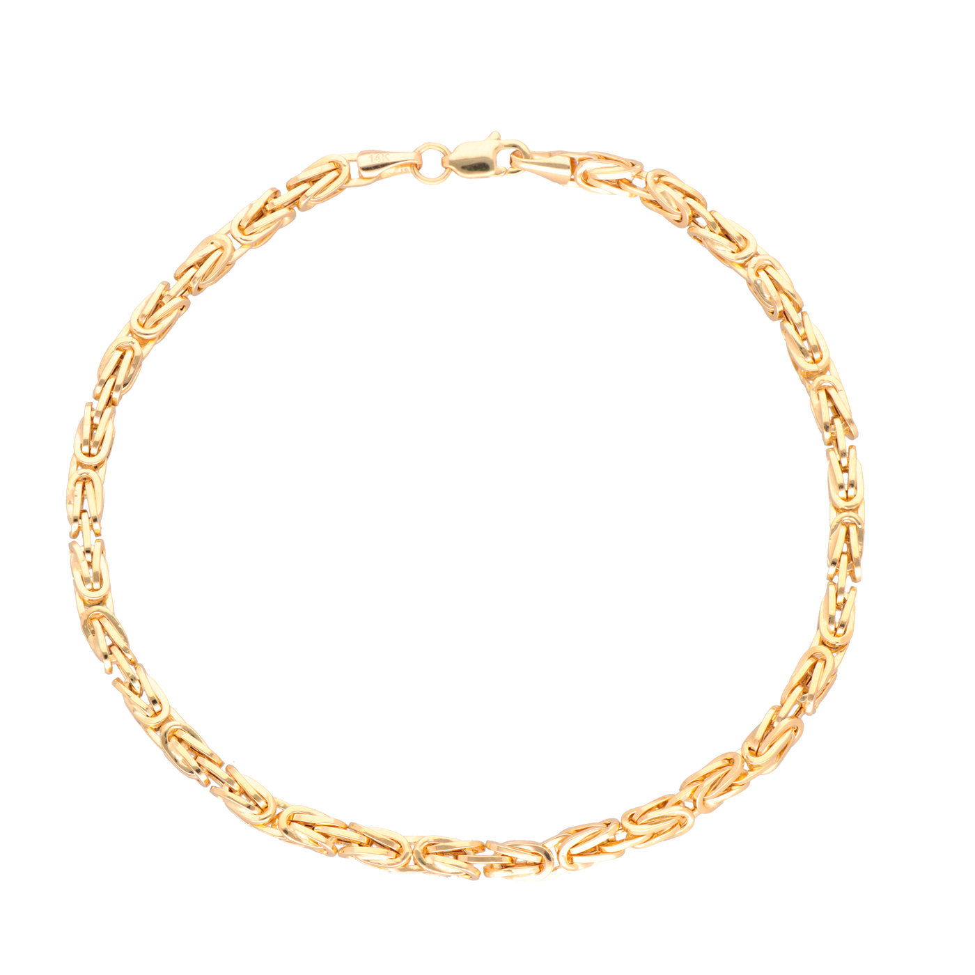 Pulsera Bizantino oro 14k