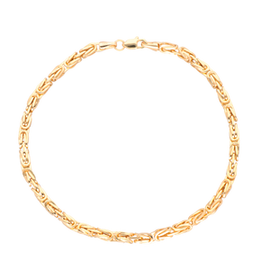 Pulsera Bizantino oro 14k