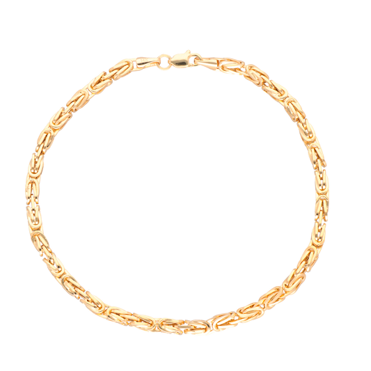 Pulsera Bizantino oro 14k