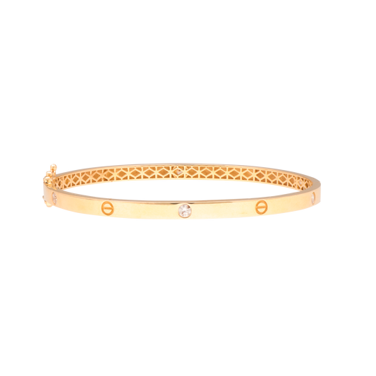 Pulsera estilo Cart oro 10k