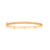 Pulsera rígida glamour oro 10k