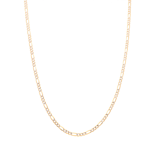 Collar 3.1 estilo cart corte diamantado oro 10k