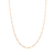 Collar Eslabón 3.1 corte diamantado oro 10k