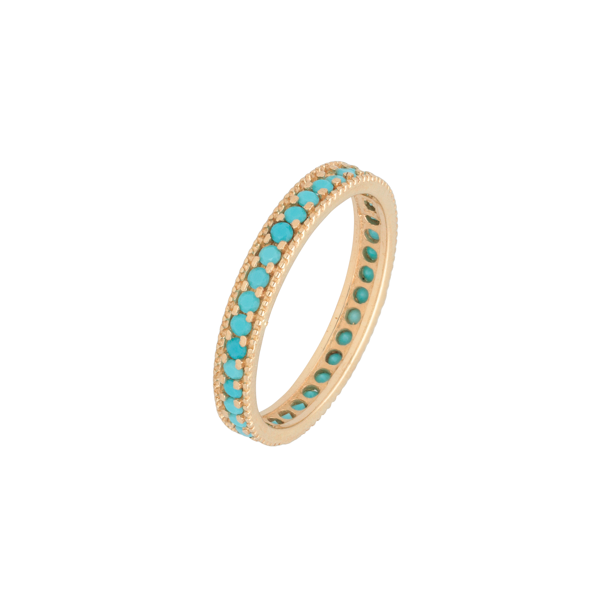 Anillo churumbela azul oro 10k