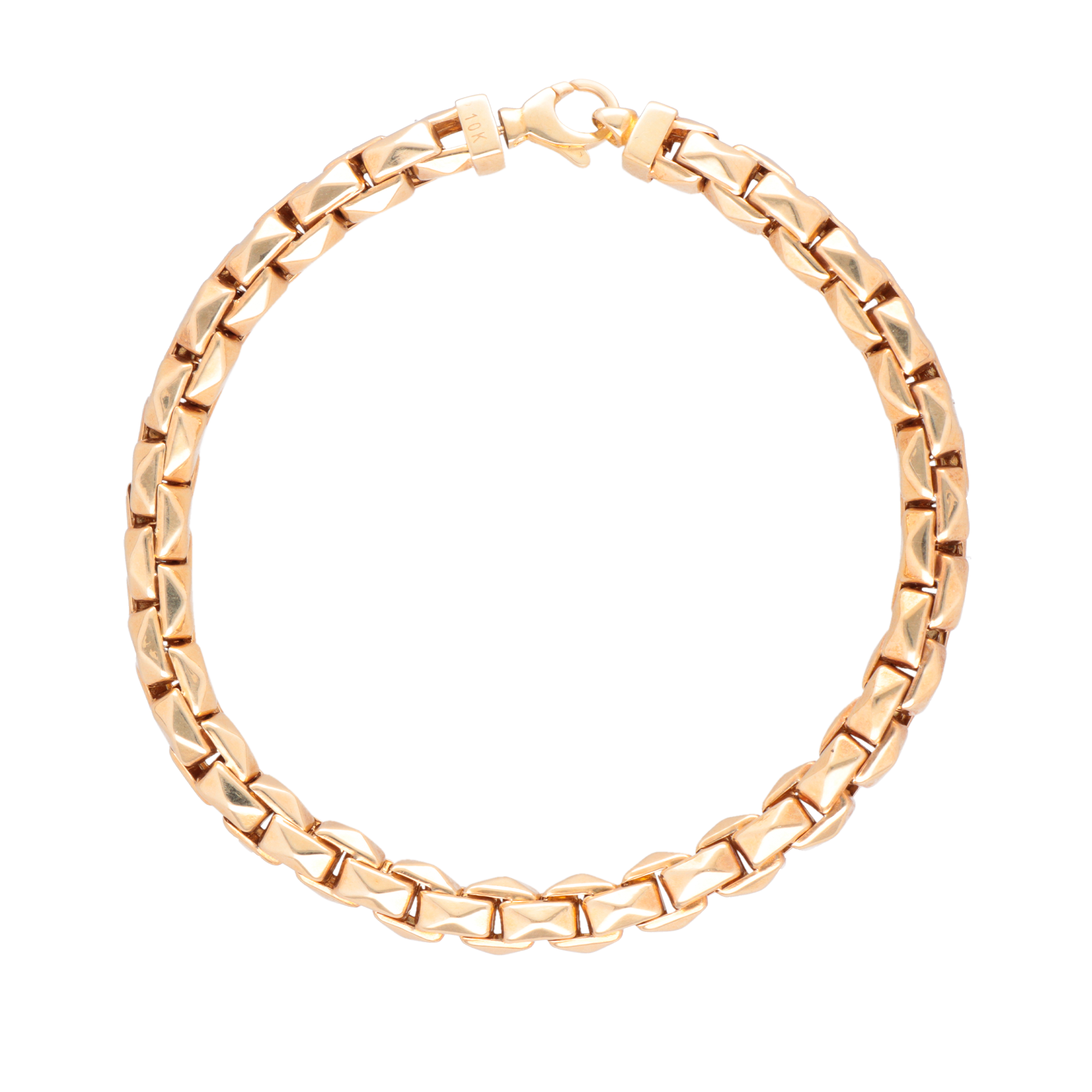 Pulsera Cubica oro 10k