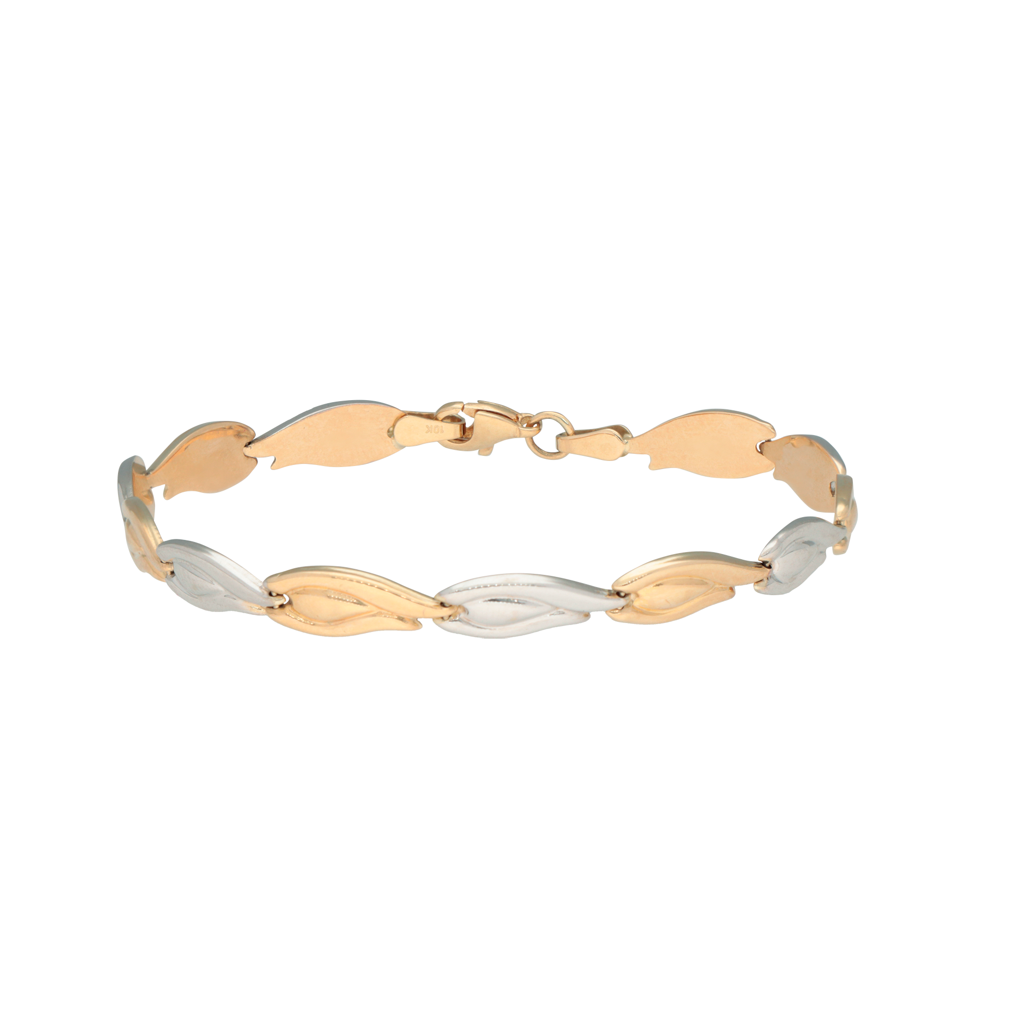 Pulsera fuego 2 oros oro 10k