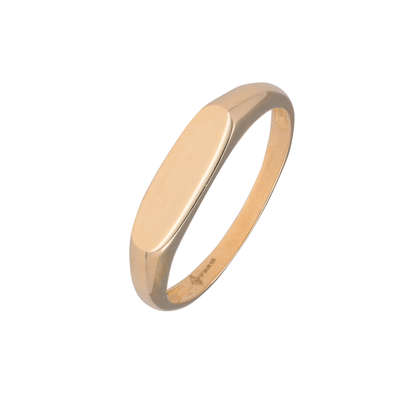 Anillo Placa oro 10k