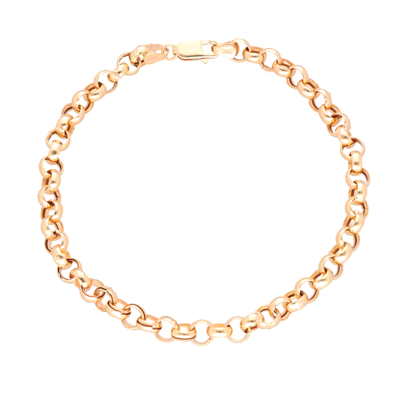 Pulsera Rolo oro 14k