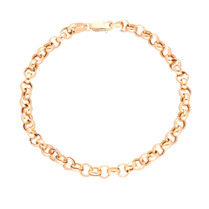 Pulsera Rolo oro 14k