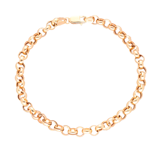 Pulsera Rolo oro 14k