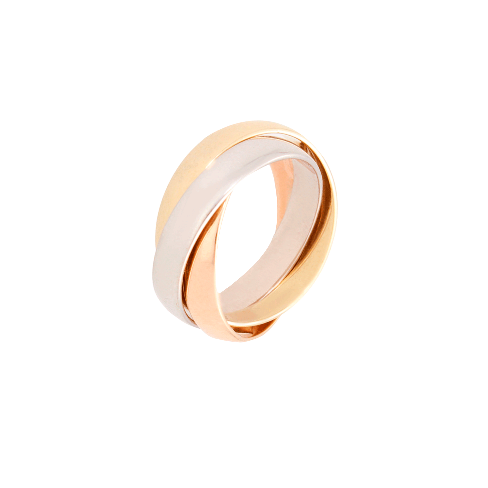 Anillo Triple con 3 oros oro 10k