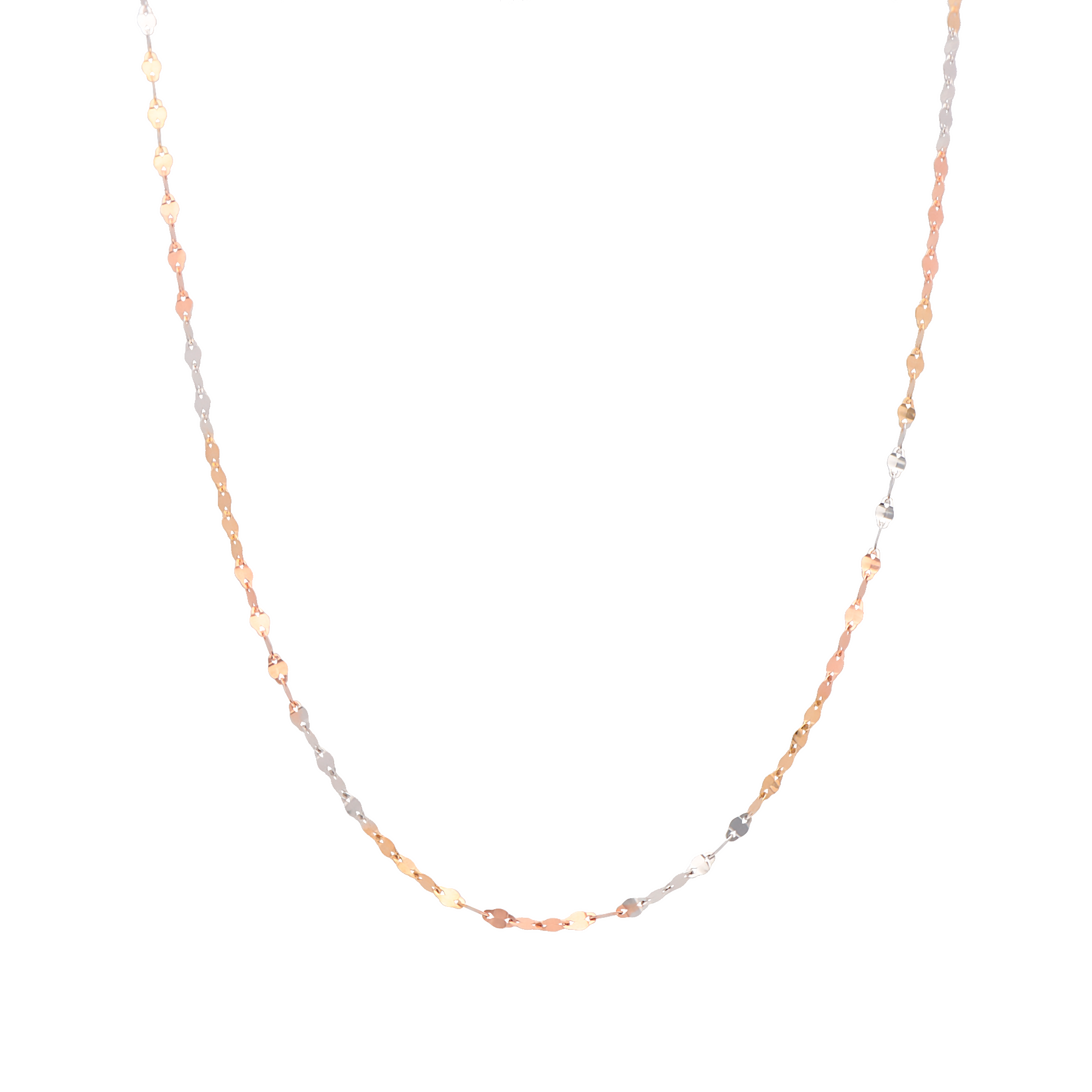 Collar ojuelas de cafe 3 oros 10k
