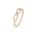 Anillo Infinito oro 10k